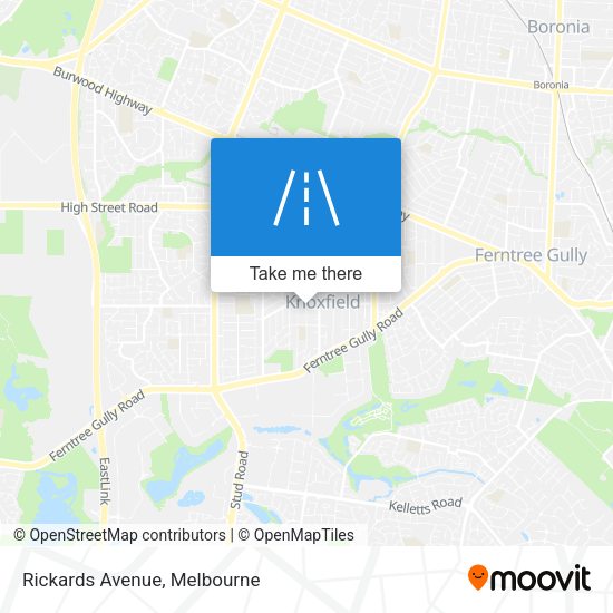 Rickards Avenue map