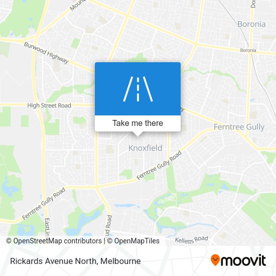 Rickards Avenue North map