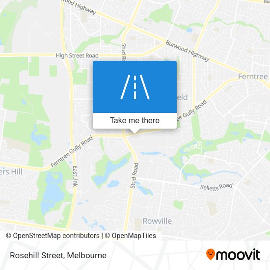 Rosehill Street map