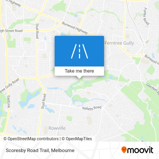 Scoresby Road Trail map