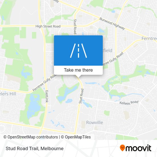 Stud Road Trail map