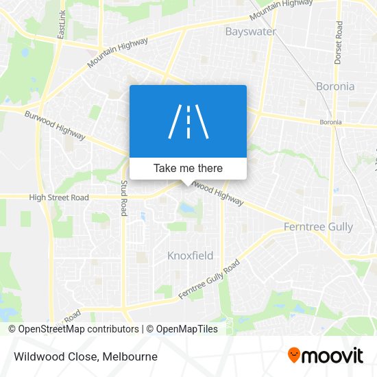 Wildwood Close map