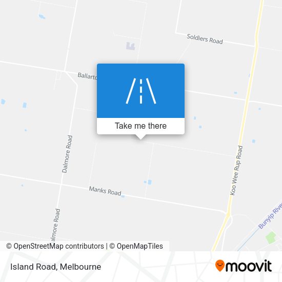 Island Road map