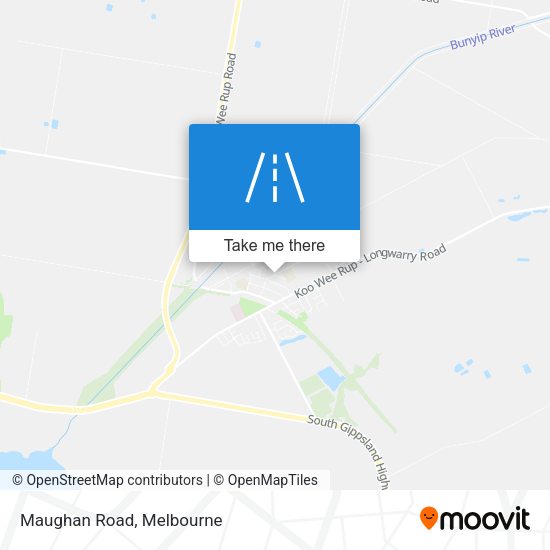 Maughan Road map