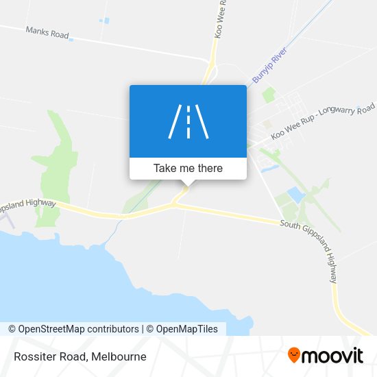 Rossiter Road map