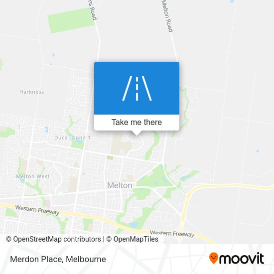Merdon Place map