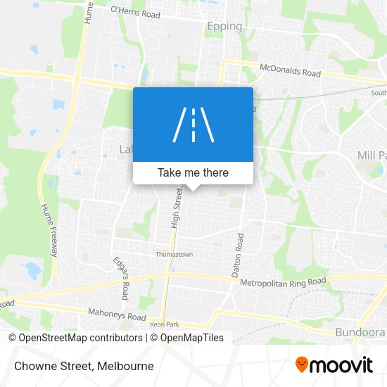 Chowne Street map