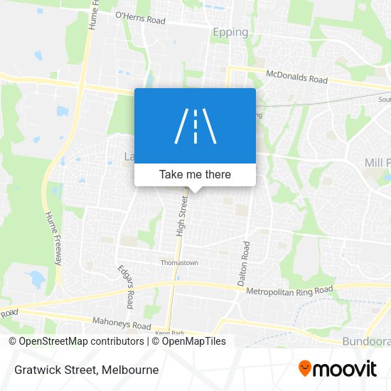 Gratwick Street map