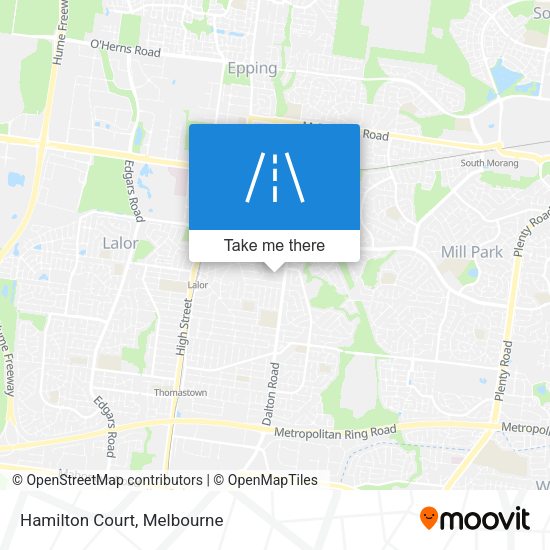 Hamilton Court map