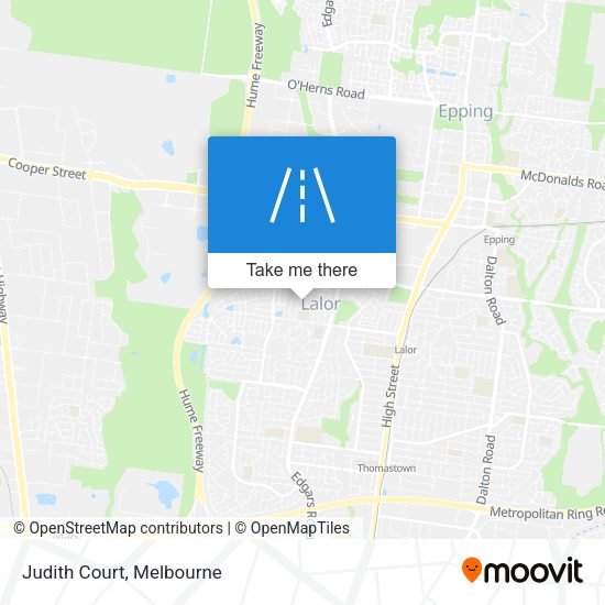 Judith Court map