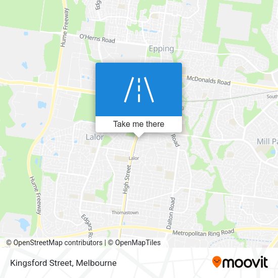 Kingsford Street map