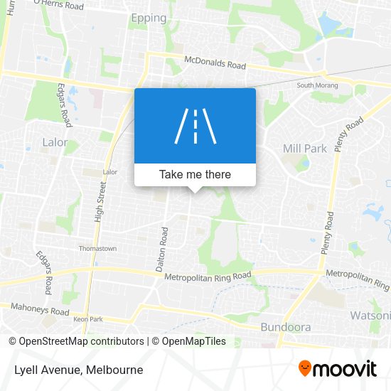 Lyell Avenue map