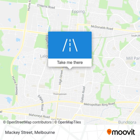 Mackey Street map