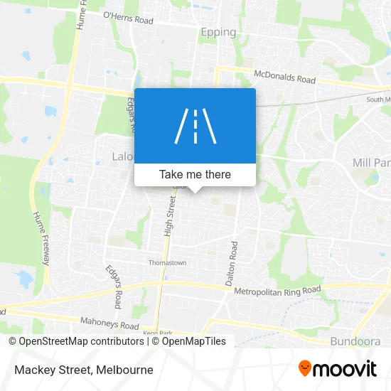 Mackey Street map