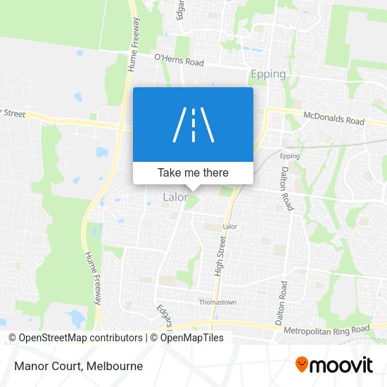 Manor Court map