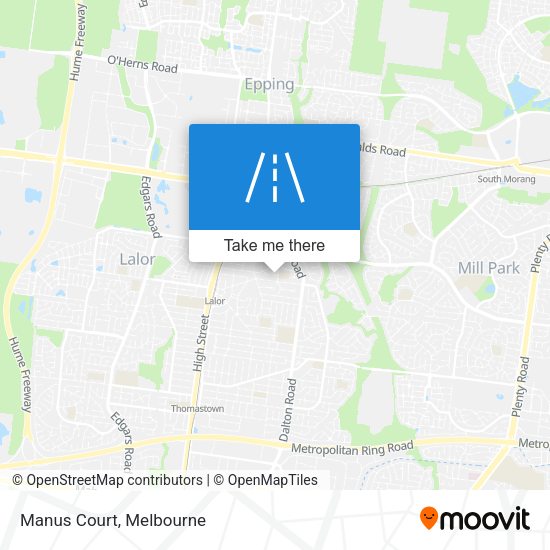 Manus Court map