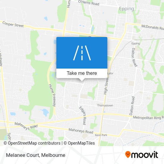 Melanee Court map