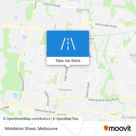 Middleton Street map