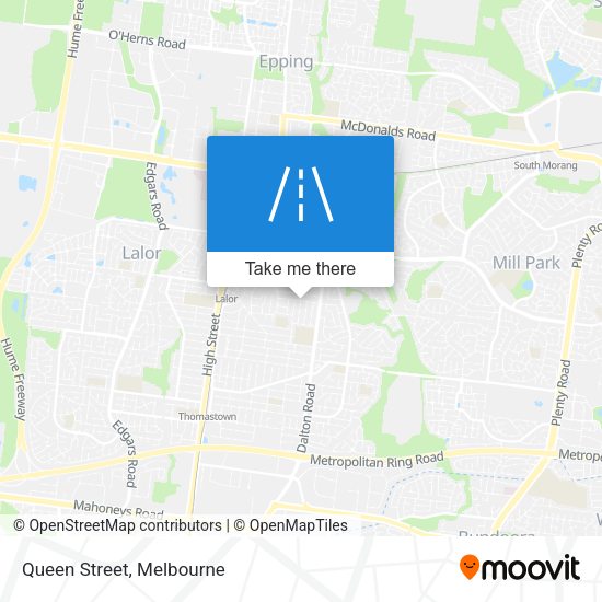 Queen Street map
