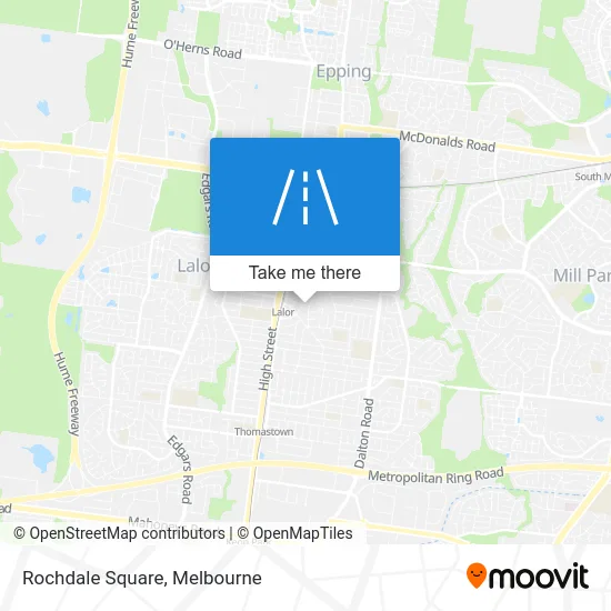 Mapa Rochdale Square