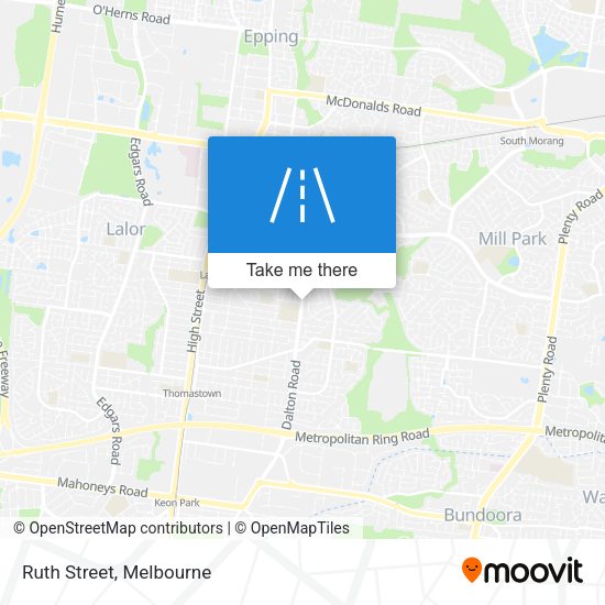 Ruth Street map