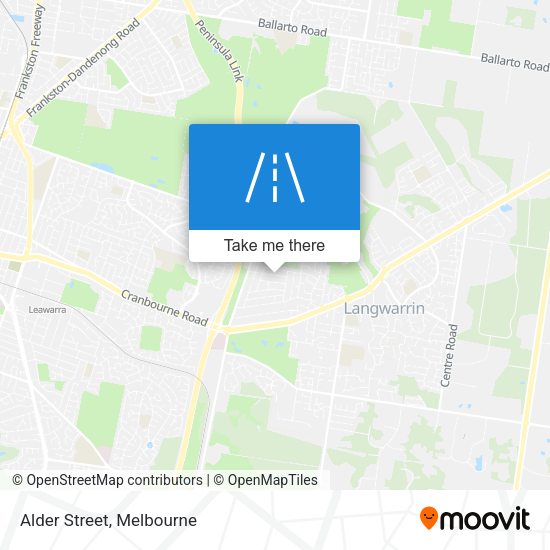 Alder Street map