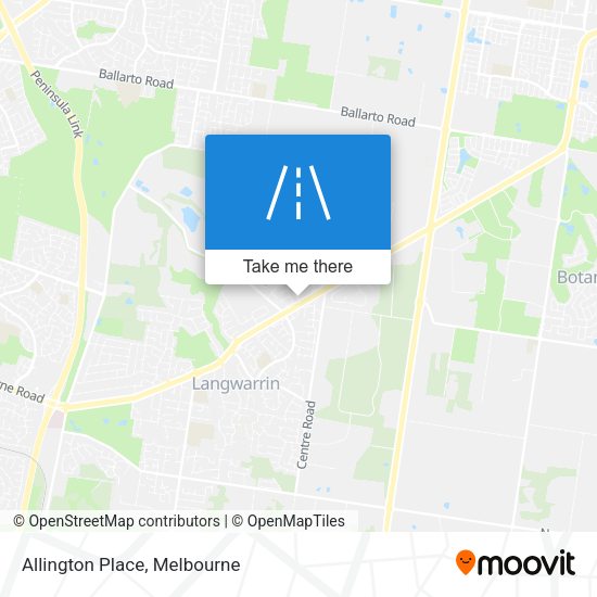 Allington Place map