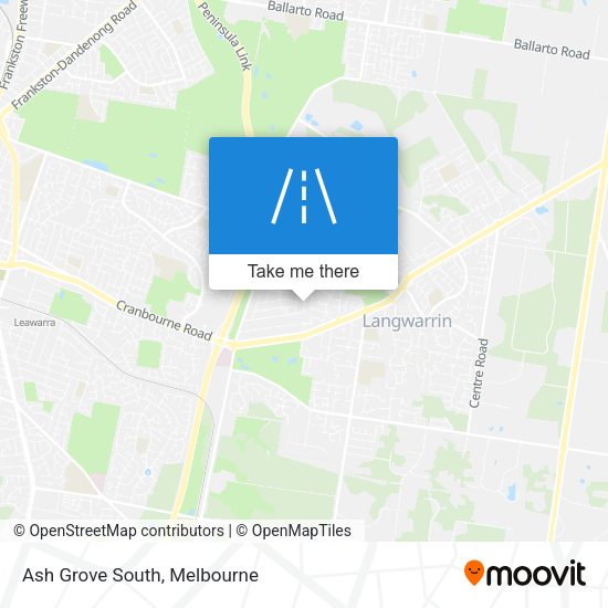 Ash Grove South map