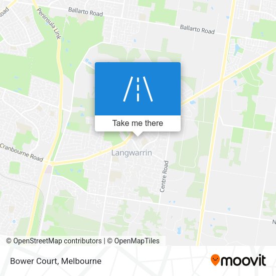 Bower Court map