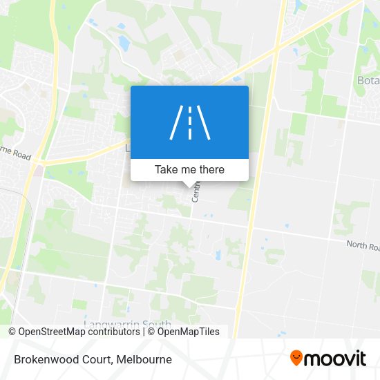 Brokenwood Court map