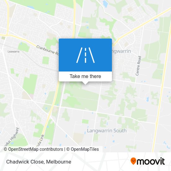 Chadwick Close map