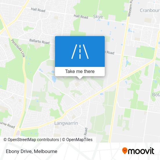 Ebony Drive map