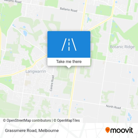 Grassmere Road map