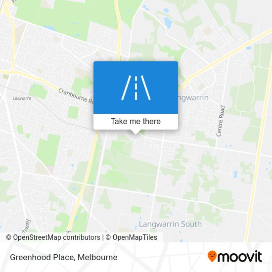 Greenhood Place map