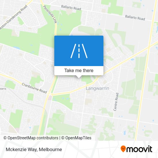 Mckenzie Way map