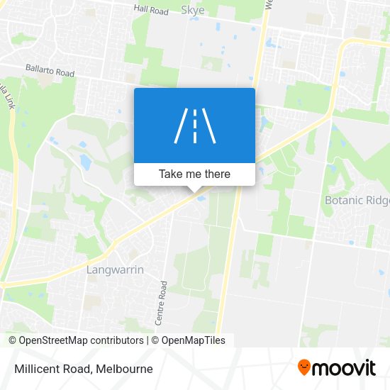 Millicent Road map