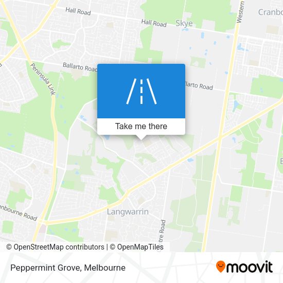 Peppermint Grove map