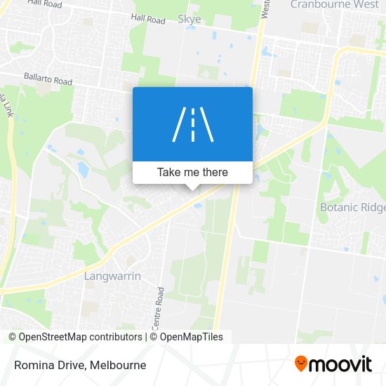 Romina Drive map