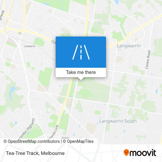 Tea-Tree Track map