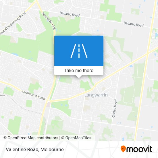 Valentine Road map