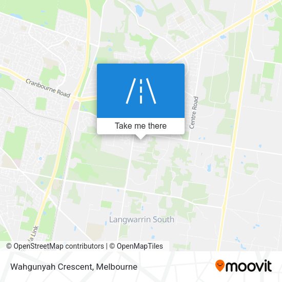 Wahgunyah Crescent map