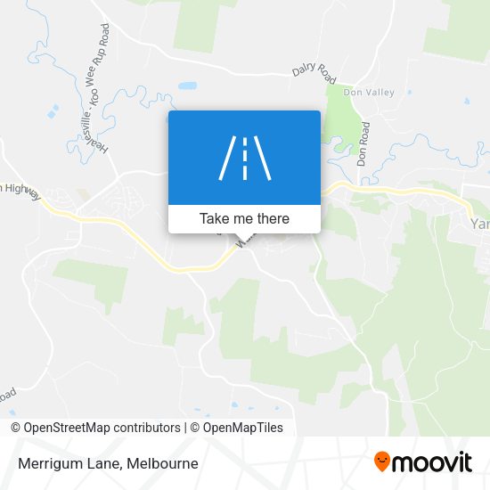 Merrigum Lane map