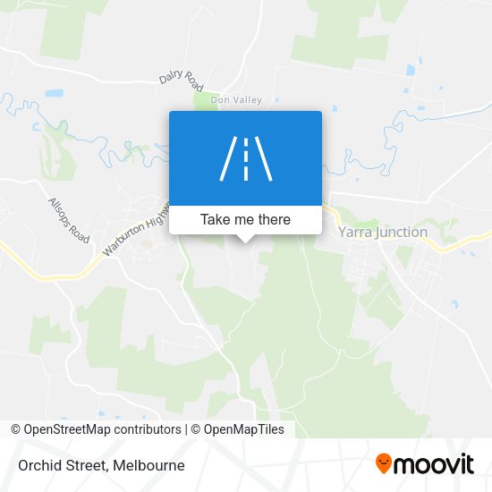 Orchid Street map