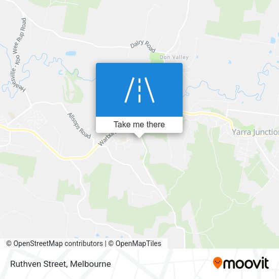 Ruthven Street map