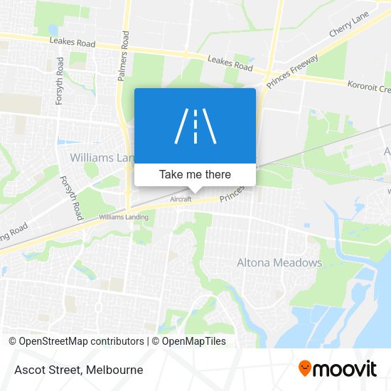 Ascot Street map