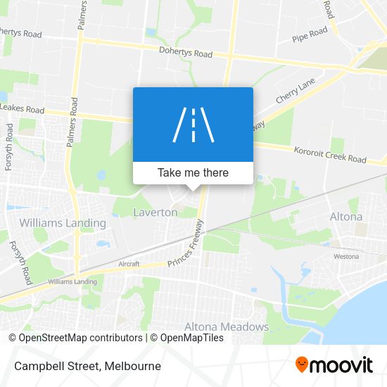 Campbell Street map
