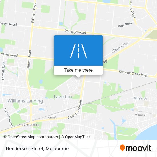 Henderson Street map