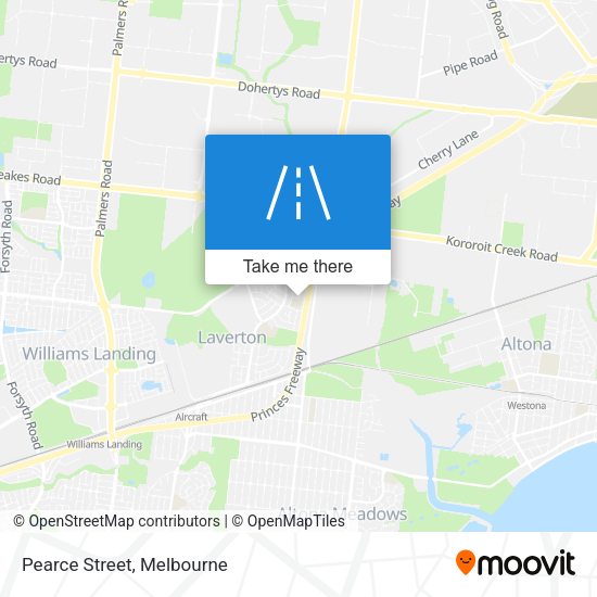 Pearce Street map