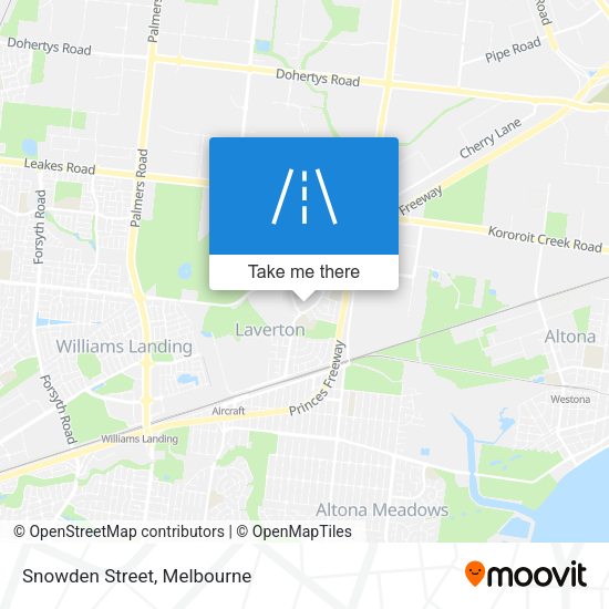 Snowden Street map