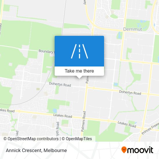 Annick Crescent map
